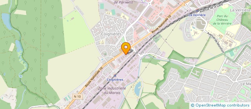 localisation de l'entreprise VISION NOUVELLE à COIGNIERES