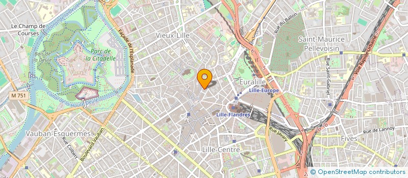 localisation de l'entreprise VISION-OPERA à LILLE