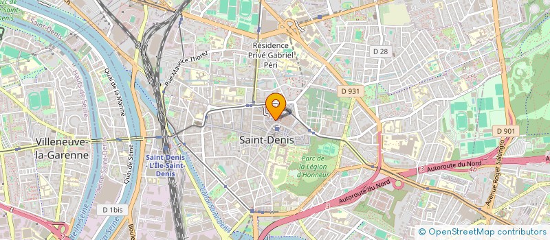 localisation de l'entreprise VISION OPTIC à SAINT-DENIS