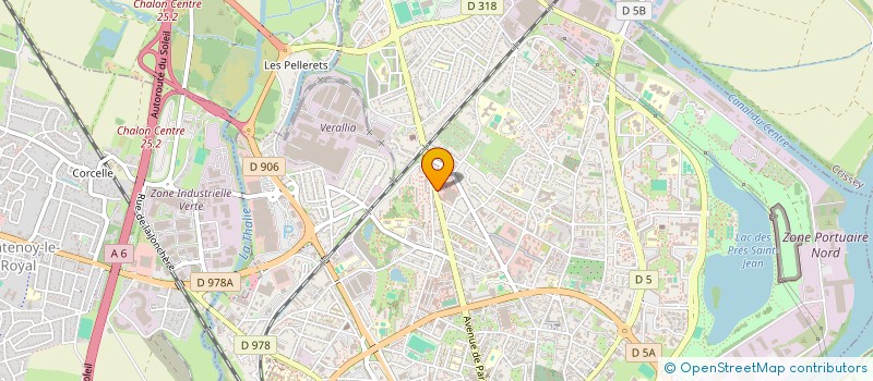 localisation de l'entreprise VISION OPTIMUM  CHALON-SUR-SAONE