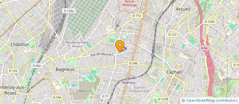 localisation de l'entreprise VISION OPTIQUE à BAGNEUX