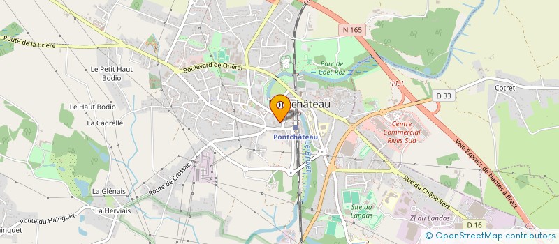 localisation de l'entreprise VISION OUEST ATLANTIQUE  PONTCHATEAU