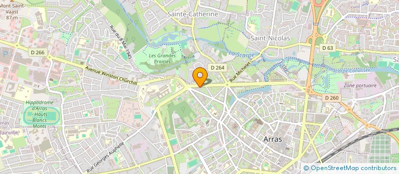 localisation de l'entreprise VISION-PASSIONS à ARRAS