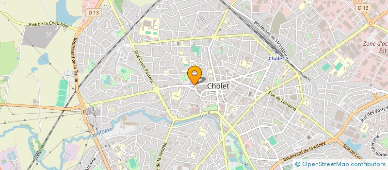 localisation de l'entreprise VISION PLV à CHOLET