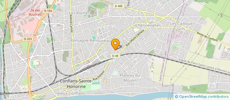 localisation de l'entreprise VISION PRO à CONFLANS-SAINTE-HONORINE