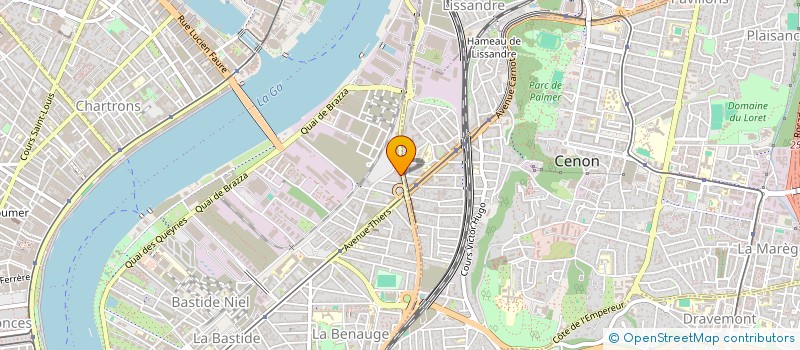 localisation de l'entreprise VISION PROJECT  BORDEAUX