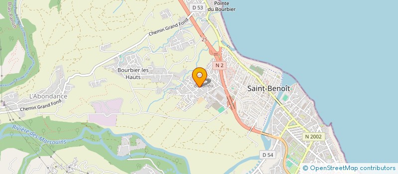 localisation de l'entreprise VISION PUB EURL  SAINT-BENOIT