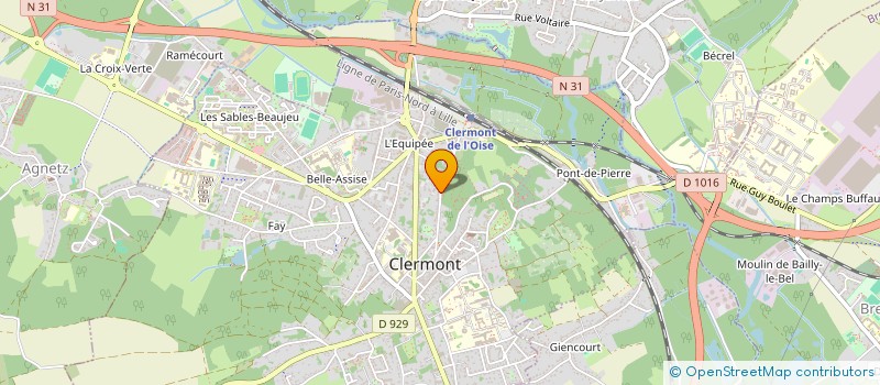 localisation de l'entreprise VISION-QLVL  CLERMONT