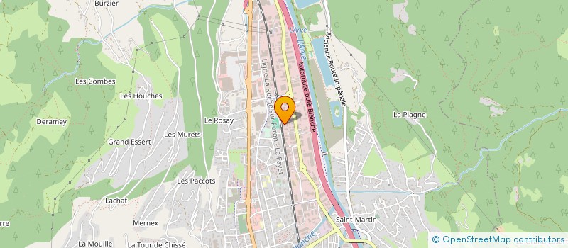 localisation de l'entreprise VISION'R à SALLANCHES