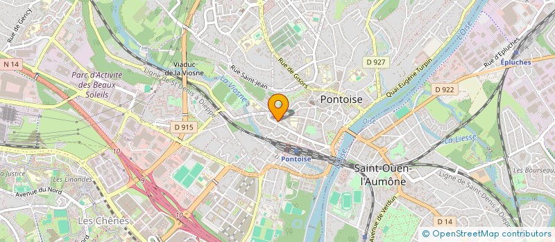localisation de l'entreprise VISION RECRUTEMENT à PONTOISE