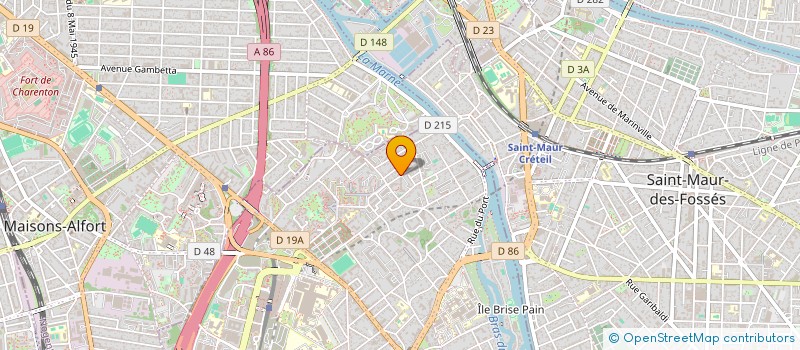 localisation de l'entreprise VISION RENOV à CRETEIL