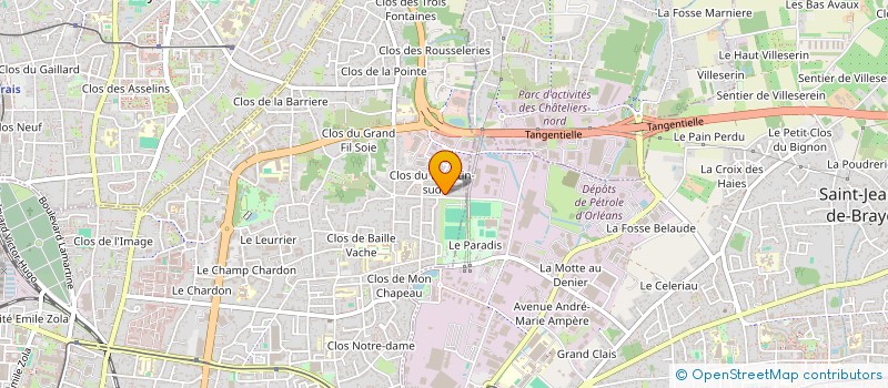 localisation de l'entreprise VISION RENOV à ORLEANS