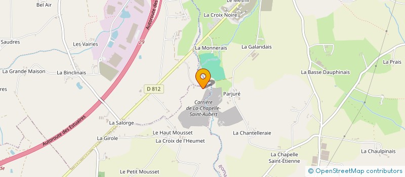 localisation de l'entreprise VISION ROCHER COUPE  LA CHAPELLE-SAINT-AUBERT