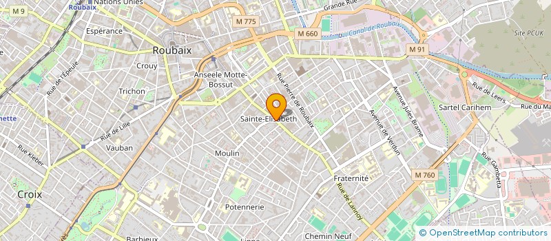 localisation de l'entreprise VISION SECURITE FRANCE  ROUBAIX