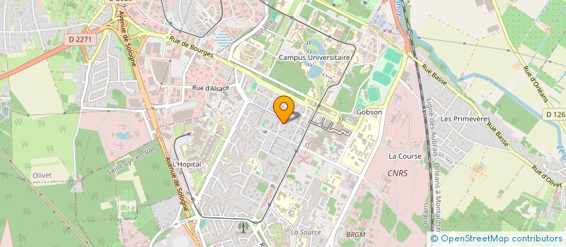 localisation de l'entreprise VISION SECURITE PRIVEE à ORLEANS