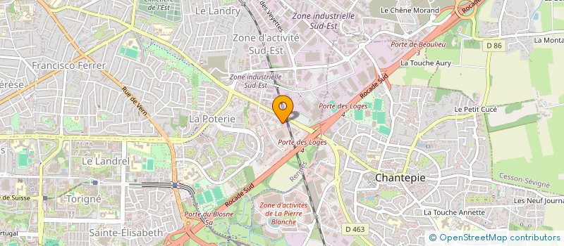localisation de l'entreprise VISION SHARE à RENNES