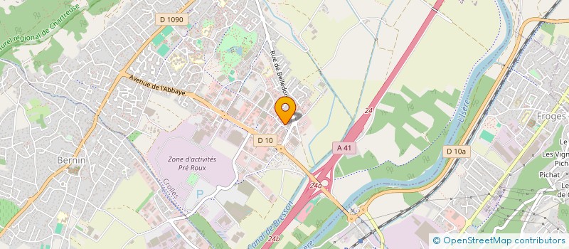 localisation de l'entreprise VISION SPORT  CHAPAREILLAN