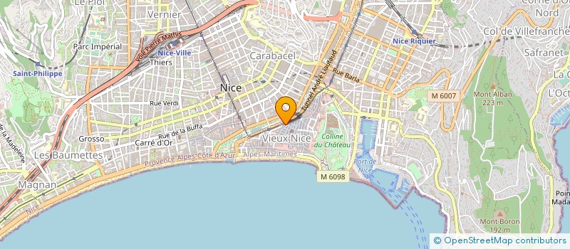 localisation de l'entreprise VISION STRATEGIE CONSEIL à NICE