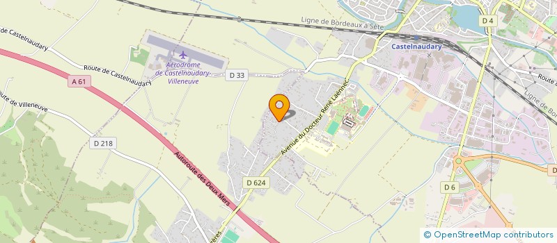 localisation de l'entreprise VISION STUDIO  CASTELNAUDARY