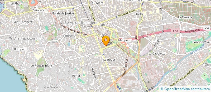 localisation de l'entreprise VISION SUD 2 à MARSEILLE