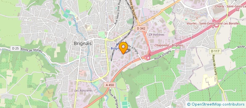 localisation de l'entreprise VISION SYSTEMS à BRIGNAIS