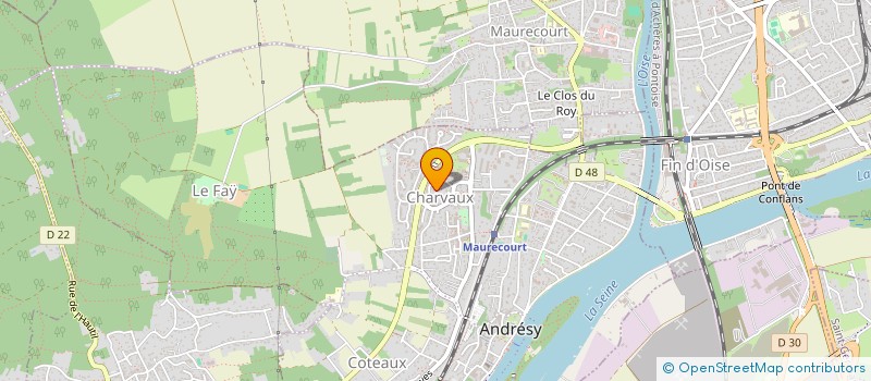 localisation de l'entreprise VISION TECHNOLOGY  ANDRESY