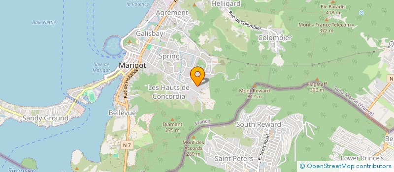 localisation de l'entreprise VISION TRADING  SAINT-MARTIN