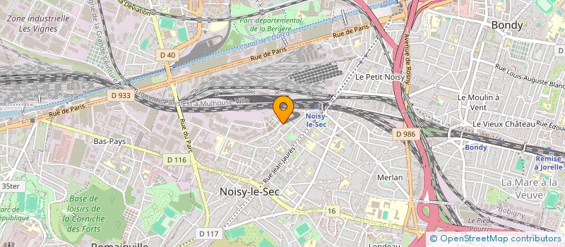 localisation de l'entreprise VISION TRANSPORTS à NOISY-LE-SEC