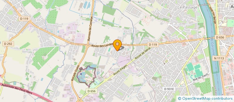 localisation de l'entreprise VISION VELO  ROQUEFORT