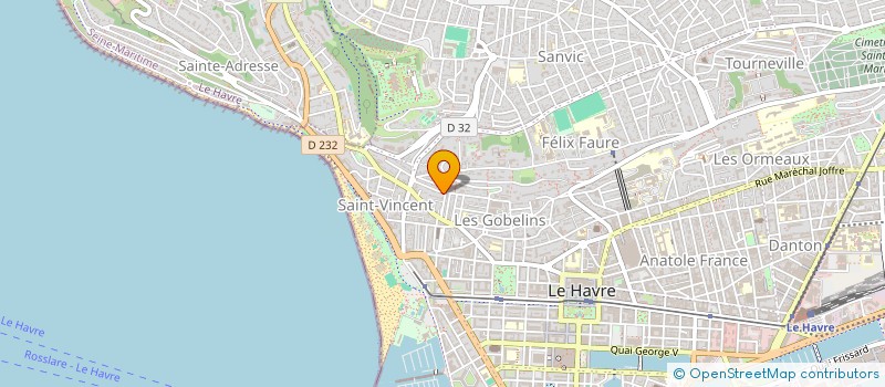 localisation de l'entreprise VISIONAIR à LE HAVRE