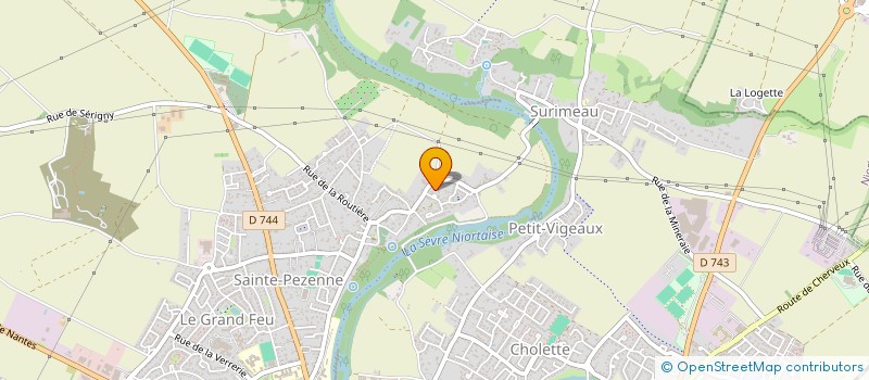 localisation de l'entreprise VISIONARY  NIORT