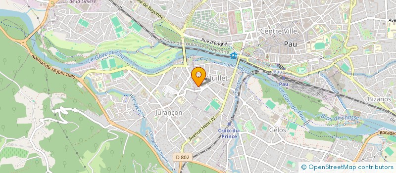 localisation de l'entreprise VISIONIMA à PAU