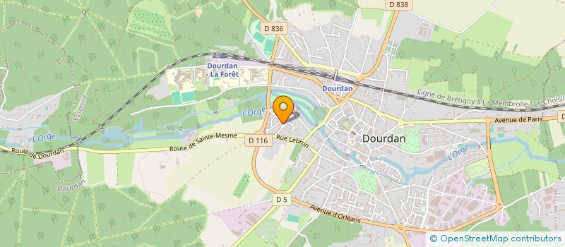 localisation de l'entreprise VISIONNAIRE NOUVEAU à DOURDAN