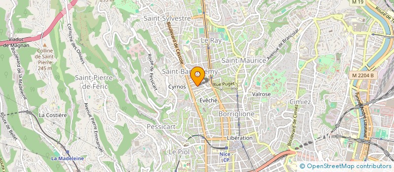 localisation de l'entreprise VISIONNAIRES à NICE