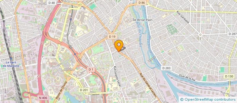 localisation de l'entreprise VISIONNEO  CRETEIL