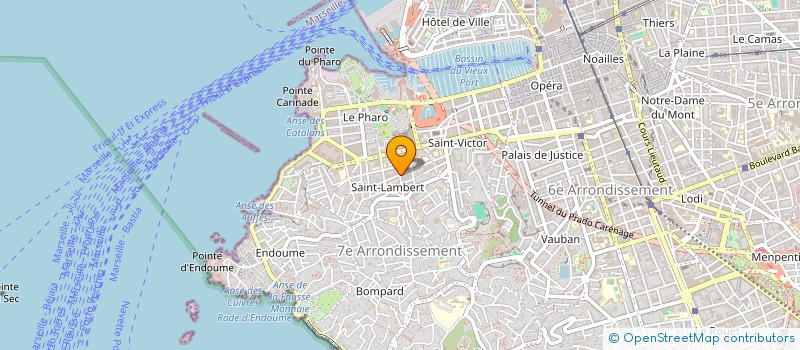 localisation de l'entreprise VISIONOC à MARSEILLE