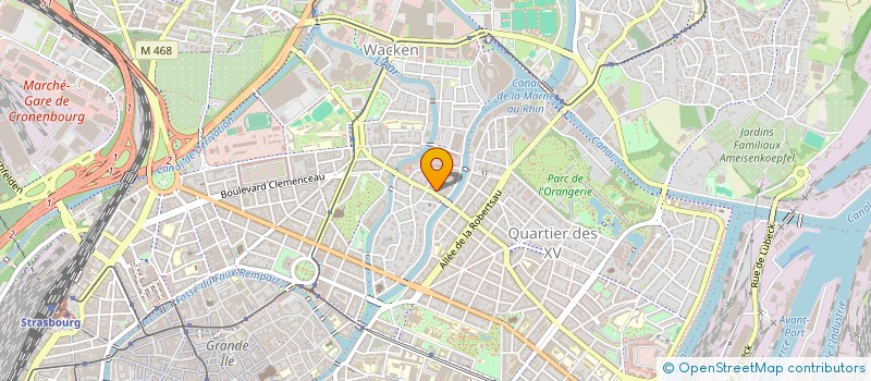 localisation de l'entreprise VISIONR à STRASBOURG