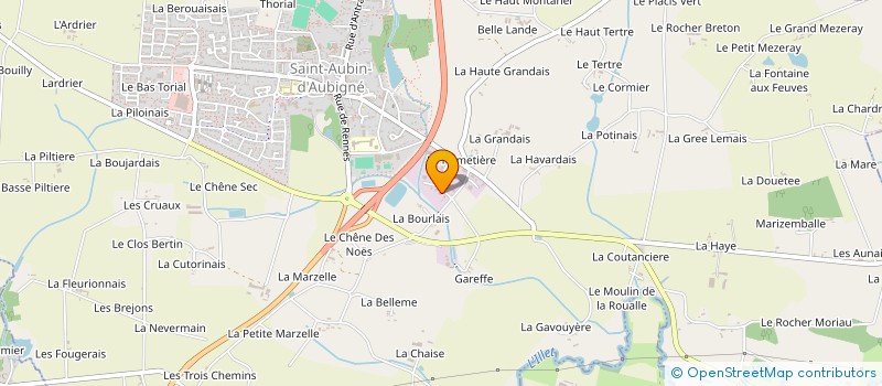 localisation de l'entreprise VISIONS D'ALICE  SAINT-AUBIN-D'AUBIGNE