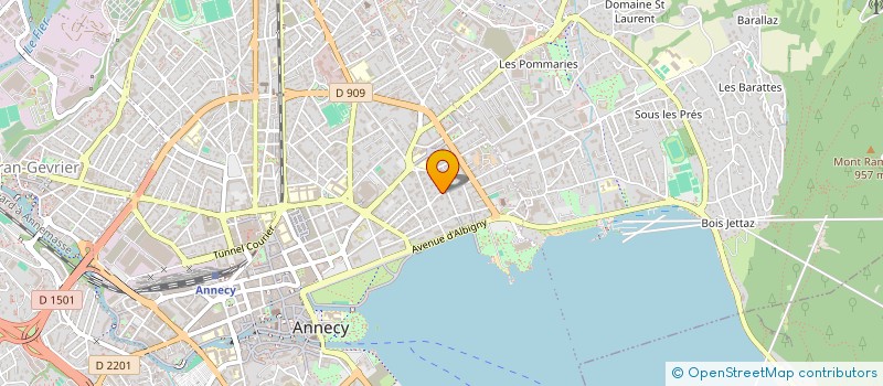 localisation de l'entreprise VISIONSONORE à ANNECY