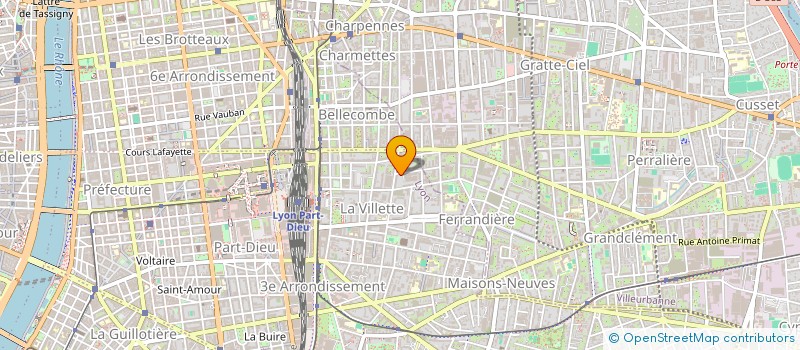 localisation de l'entreprise VISIONTEXTILE à LYON