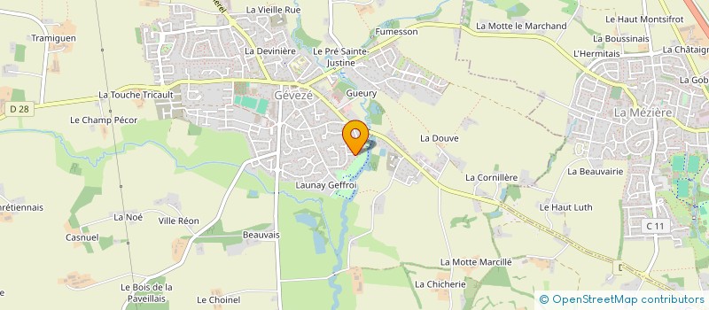 localisation de l'entreprise VISIOPACT  GEVEZE