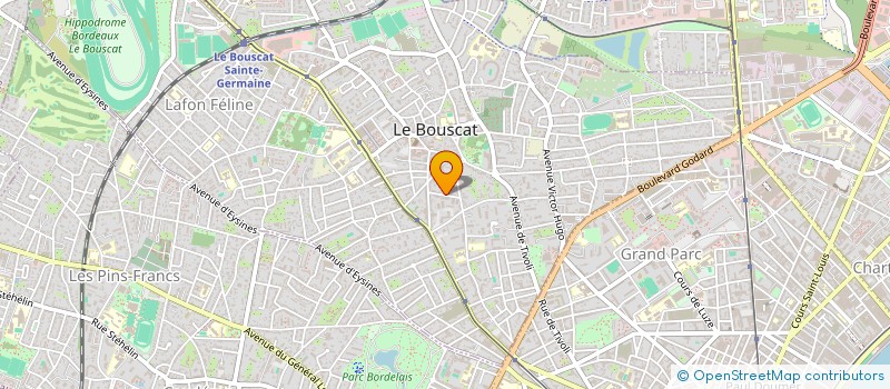 localisation de l'entreprise VISIOPHARM à LE BOUSCAT