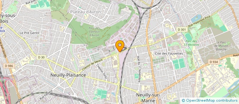 localisation de l'entreprise VISIOPLAN à NEUILLY-SUR-MARNE