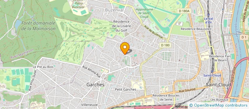 localisation de l'entreprise VISIOPROD à GARCHES