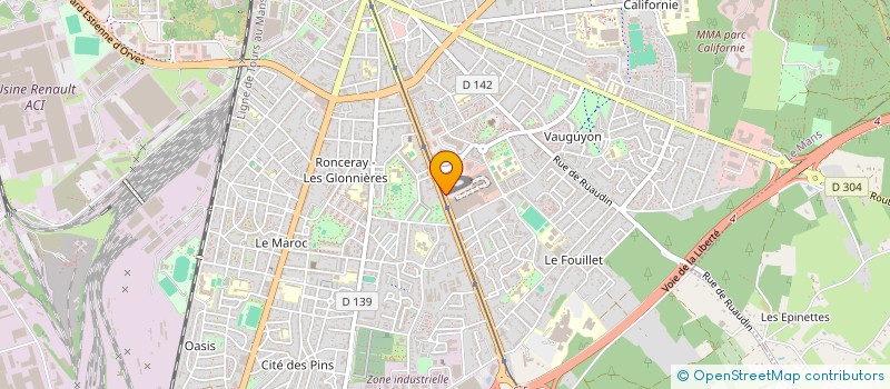 localisation de l'entreprise VISIOPTIC à LE MANS