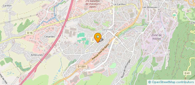 localisation de l'entreprise VISIOR à ANNECY