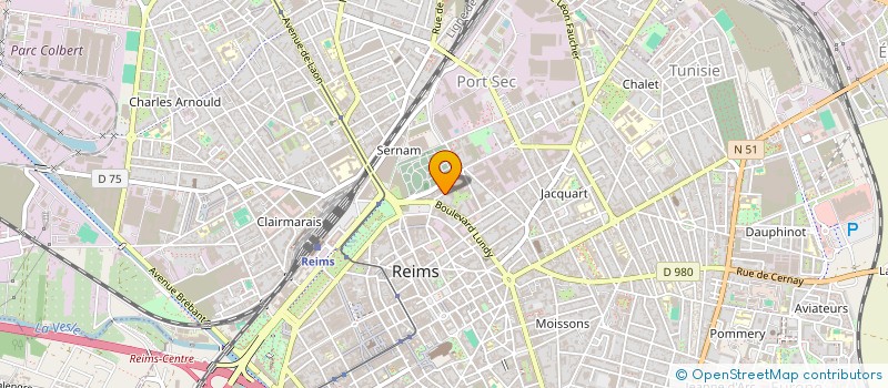 localisation de l'entreprise VISIORAD  REIMS