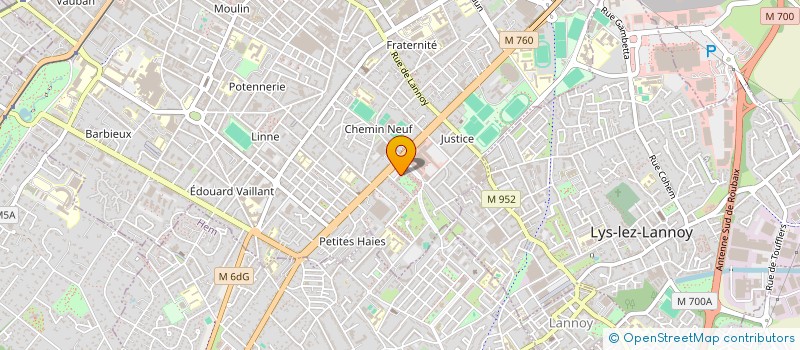 localisation de l'entreprise VISIOTECH SERVICES  ROUBAIX