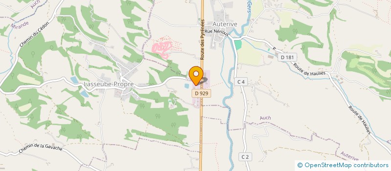 localisation de l'entreprise VISIOTRUCK  LASSEUBE-PROPRE