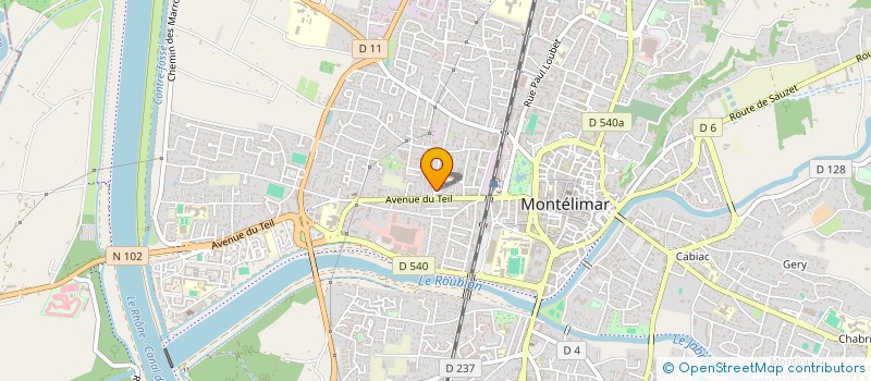 localisation de l'entreprise VISITATION 2  MONTELIMAR